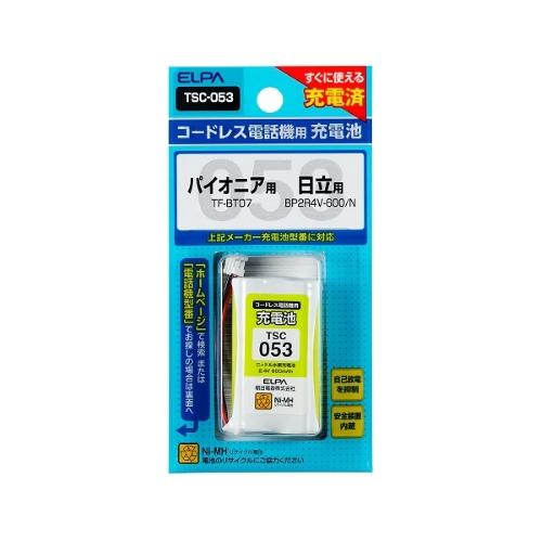 エルパ ELPA 朝日電器 電話機用充電池  TSC-053