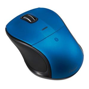 Digio デジオ 小型Bluetooth 静音3ボタンBlueLEDマウス ブルー MUS-BKT111BL｜b-surprisep