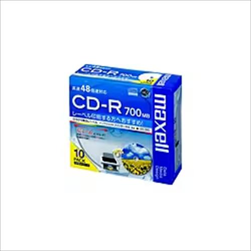 マクセル データ用CD−R インクジェットプリンタ対応 CDR700S．WP．S1P10S 48倍速...