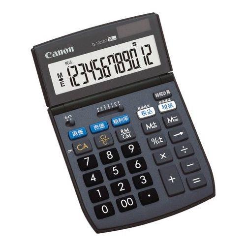 電卓 商売計算 グリーン購入法適合タイプ キヤノン TS-122TSG