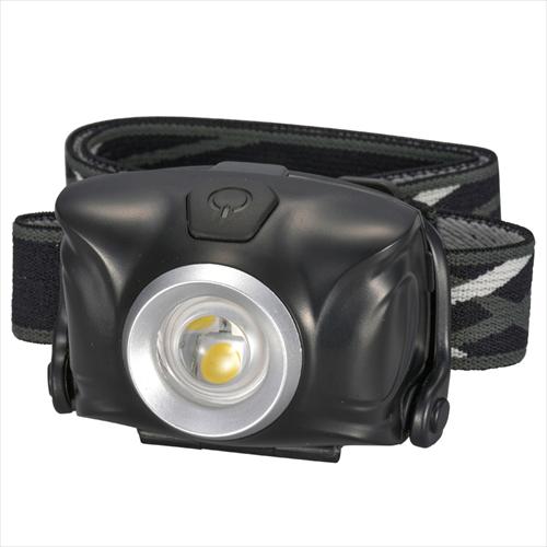 オーム電機 LEDヘッドライト 100lm リュックバンド付 WALLED ブラック LC?SYW1...