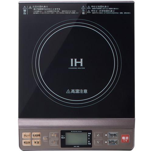 コイズミ KOIZUMI IHクッキングヒーター 電磁調理器 グレー KIH1405 H