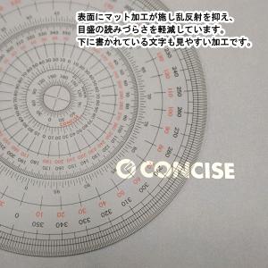 コンサイス 全円分度器 360度 直径12cm...の詳細画像1