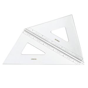 三角定規 セット 30cm 目盛り付 3mm厚 コンサイス 330TM スケール