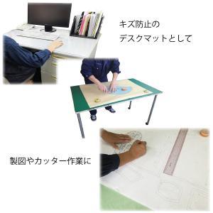 透明カッティングマット ビニ板 デスクマット ...の詳細画像3