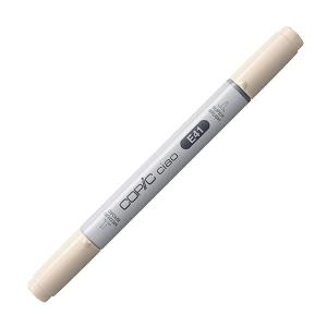 コピックチャオ E41 1本 単品 パール・ホワイト Pearl White COPIC ciao マーカー コミック 漫画 イラスト｜b-town