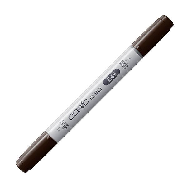 コピックチャオ E49 1本 単品 ダーク・バーク Dark Bark COPIC ciao マーカ...