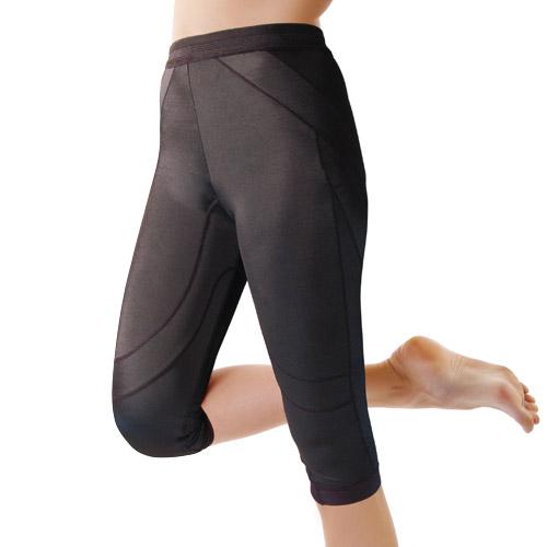 美脚セレブ チェンジウォーク 七分丈スパッツ （ブラック） 特許テーピング 歩行サポート スパッツ ...