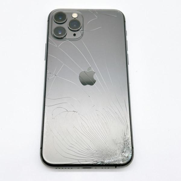 【中古Dダメージあり】iPhone11 Pro 64GB SIMフリー 新品バッテリー１００％