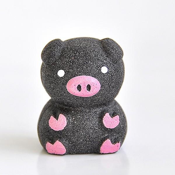 鹿児島限定 幸福ブタ 黒-赤