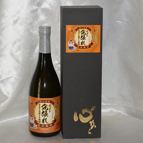 ご贈答やお祝いに鹿児島からの贈り物！ 貴方を応援する焼酎 本格焼酎 チェスト気張れ高圧蒸芋720ml