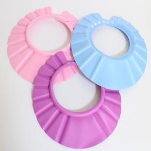 ベビー　シャンプーハット　カラー　洗髪　散髪　シャワーキャップ（折り畳んでの配送）