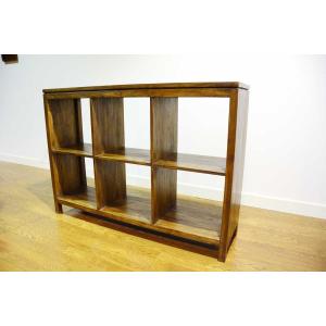 ビッグ割引 パーテーションラックチーク無垢 材アジアン家具北欧アンティーク調本棚レコードラックオープン間仕切り飾り棚チーク材木製天然木おしゃれペック 日本未発売