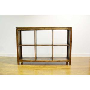 ビッグ割引 パーテーションラックチーク無垢 材アジアン家具北欧アンティーク調本棚レコードラックオープン間仕切り飾り棚チーク材木製天然木おしゃれペック 日本未発売