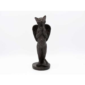 イタリア製 輸入雑貨 ネコ ねこ 猫 置物 オブジェ ブルー Bitossi