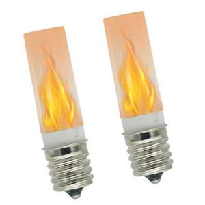Eru LED E17 LED フレームランプ 1W 100v~130v 火焔灯 炎のように揺れて、雰囲気を作れる。炎のように火を使わず、火