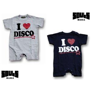 SOULS MANIA I LOVE DISCO ロンパース【ソウルズマニア ソウルズ 子供服 SOULSMANIA】｜baboowear-y