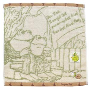 がまくんとかえるくん ハンドタオル ふたりはともだち WL200700 ウォッシュタオル 絵本 キャラクター タオル ネコポス可