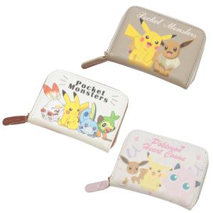 ポケモン コインケース 合成皮革 ポケットモンスター コンパクト 財布 キャラクター グッズ 粧美堂 ネコポス可