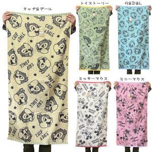 ディズニー バスタオル フラッフ ジャガード DISNEY キャラクター グッズ かわいい 林 タオル ネコポス可