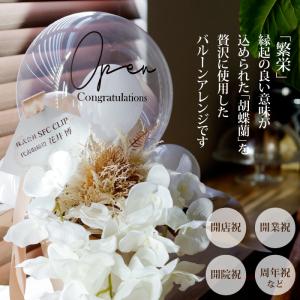 開店祝い 胡蝶蘭 3本立ち バルーン電報 造花...の詳細画像1
