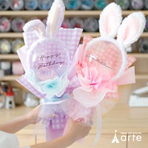 バルーンギフト 誕生日 花束 うさ耳カチューシャ...の商品画像