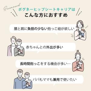 ヒップシート 抱っこ紐 ミキハウス ポグネー ...の詳細画像4