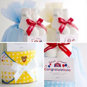 出産祝い おむつケーキ ミキハウス 今治タオル...の詳細画像5