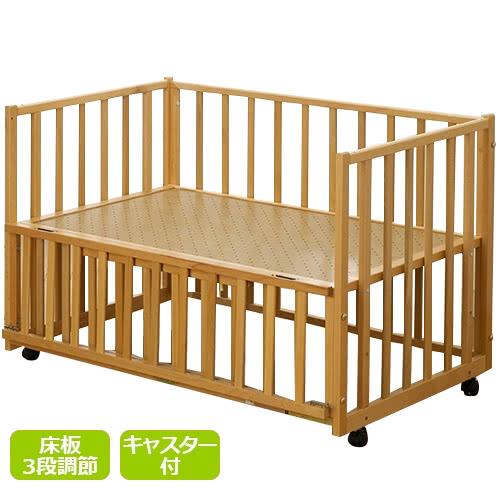 【中古品販売】レギュラーサイズベッド　ベビーベッド　サークルベッドベーシック