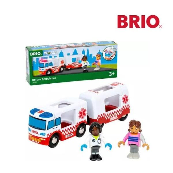 BRIO ライト＆サウンド付救急車 36035 ブリオ Ambulance【沖縄及び離島発送不可】