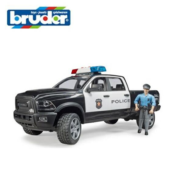 Bruder（ブルーダー）RAM パワーワゴンパトカー（フィギュア付き） BR02505 働くくるま...