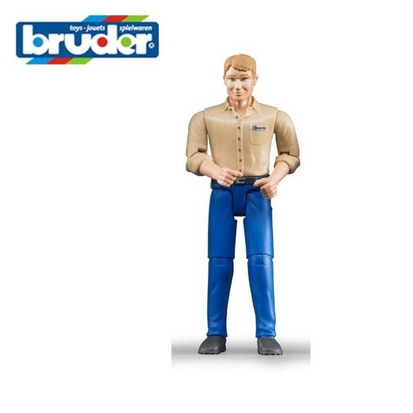 Bruder（ブルーダー） 白人男性 060006 ドイツ製 1/16【メール便可】