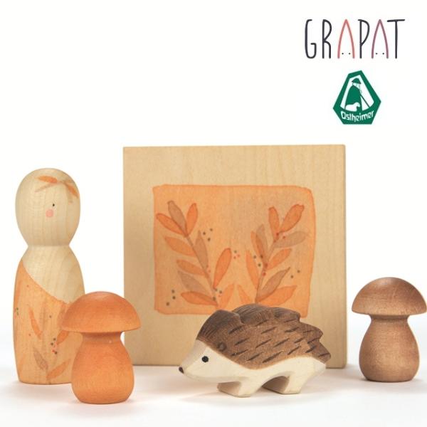 ハローオータム！ グラパットとオストハイマーの季節限定コラボ商品 はりねずみ HELLO AUTUM...