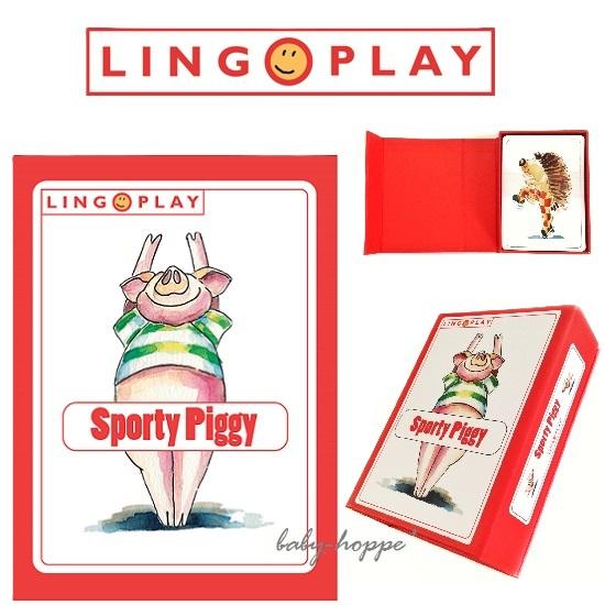 コブタの体操ゲーム リンゴプレイ社 LINGOPLAY ぶたゲーム Sporty Piggy 身体を...