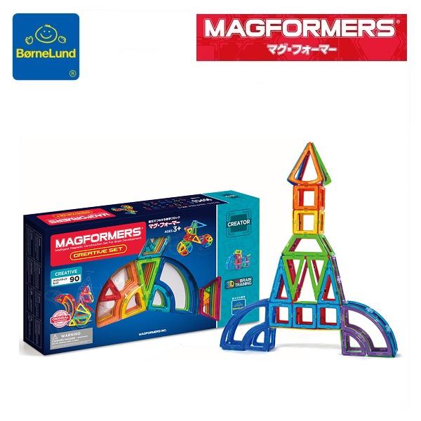 ボーネルンド マグ・フォーマー クリエイティブセット(90ピース) 日本語あそび方冊子付 正規品 M...