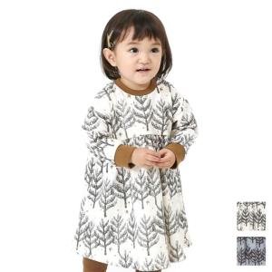 子供服 キムラタン Piccolo（ピッコロ） ワンピース (70〜95cm)  女の子 70cm 80cm 90cm 95cm 本体綿100% ［アウター］