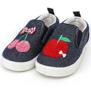 子供服 キムラタン monship（モンシップ） スリッポン（フルーツ） (14〜16cm)  女の子  14cm 15cm 16cm｜baby-kids-kimuratan