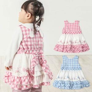 子供服 キムラタン coeur a coeur（クーラクール） ワンピース (80〜100cm)  女の子 80cm 90cm 95cm 100cm 綿100% ［アウター］