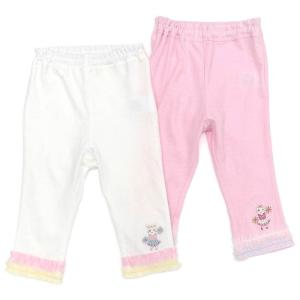 子供服 キムラタン coeur a coeur（クーラクール） ７分丈スパッツ (70〜100cm)  女の子 70cm 80 90 95 100 ［アウター］｜baby-kids-kimuratan