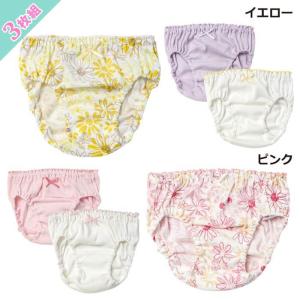 子供服 キムラタン Biquette（ビケット） ３Ｐショーツ（90〜130cm)  女の子 90cm 100cm 110cm 120cm 130cm 綿100%｜baby-kids-kimuratan