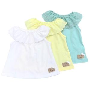 子供服 キムラタン Lily ivory (リリー アイボリー ) タンクトップ (80〜130cm)  女の子 80cm 90cm 95cm 100cm 110cm 120cm 130cm｜baby-kids-kimuratan