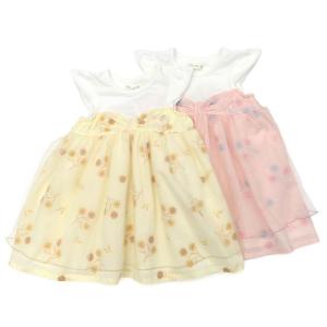 子供服 キムラタン Lily ivory（リリー アイボリー） ワンピース (80〜130cm)  女の子 80cm 90cm 95cm 100cm 110cm 120cm 130cm