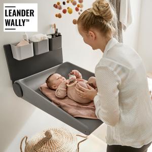 おむつ替え台　リエンダー ウォーリー　チェンジングテーブル LEA040059 壁掛オムツ交換台 おむつ台 ベビー家具 ベビールーム ホテル 施設 新生児【送料無料】