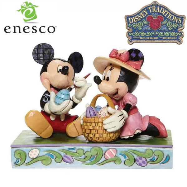 enesco エネスコ Disney Traditions ミッキー＆ミニー イースター ディズニー...