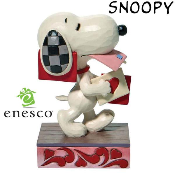 enesco エネスコ JIM SHORE スヌーピー ホールディング バレンタイン SNOOPY ...