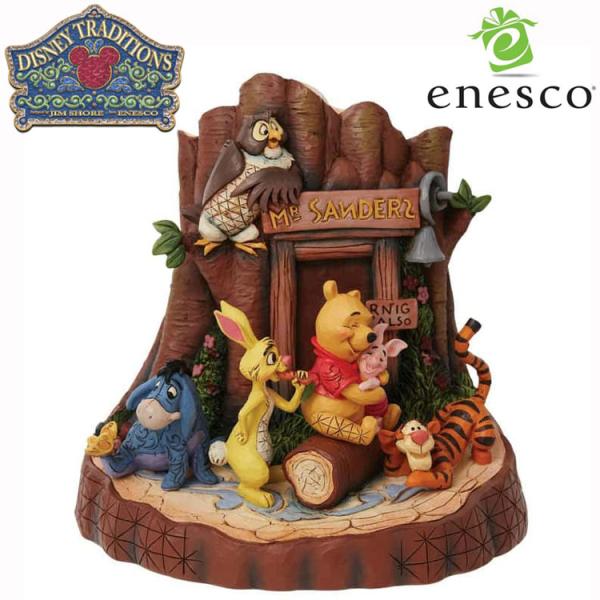 enesco エネスコ Disney Traditions ワンダフル 100エーカーの森 ディズニ...