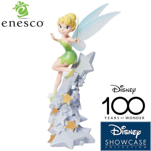 enesco エネスコ Disney Showcase ディズニー100 ティンカー・ベル フィギュ...