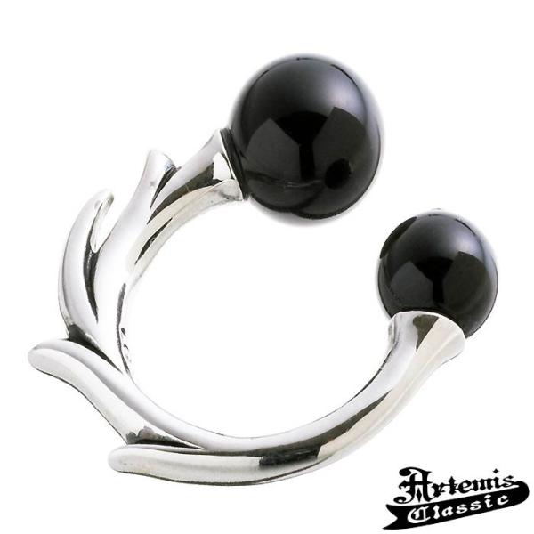 アルテミスクラシック Artemis Classic オニキス ボール シルバーイヤー カフ