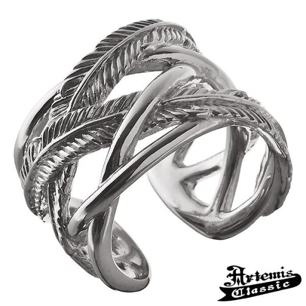 アルテミスクラシック Artemis Classic フェザー ラップ シルバーリング 指輪 フェザ...