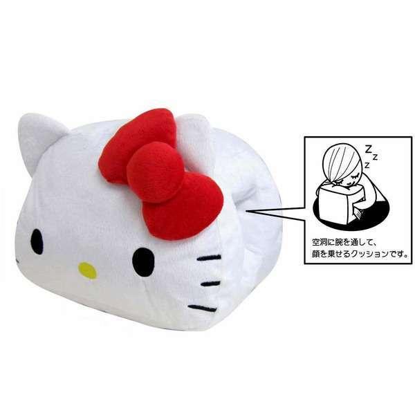 HeLLo Kitty ハローキティ ハンドクッション 安眠クッション ホワイト 白 メーカー直送 ...